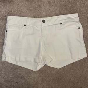 Paige white jean shorts!